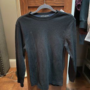 Black Crewneck Long Sleeve Shirt